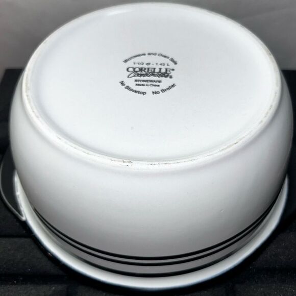 Corelle Cordinates stoneware microwave and oven safe 1-1/2 qt 1.42L white - Picture 9 of 11